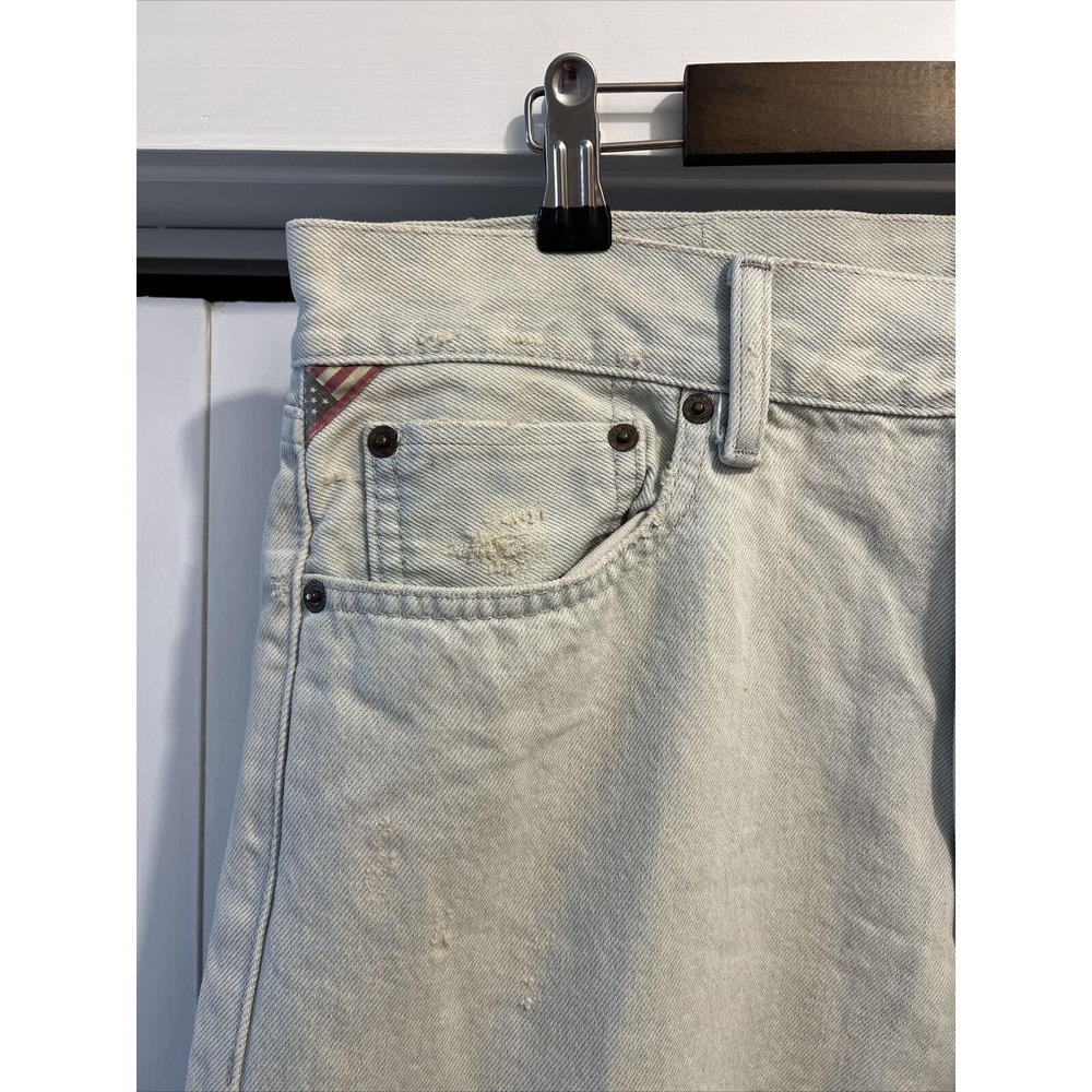 Denim & Supply Ralph Lauren Jeans Mens 33x30 Prospect Slim Fit Light Wash Faded - Picture 2 of 11